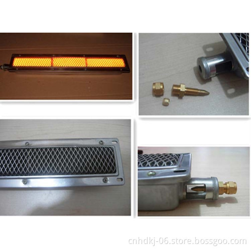 Smokeless infrared propane gas burner for chicken gas roaster HD400
